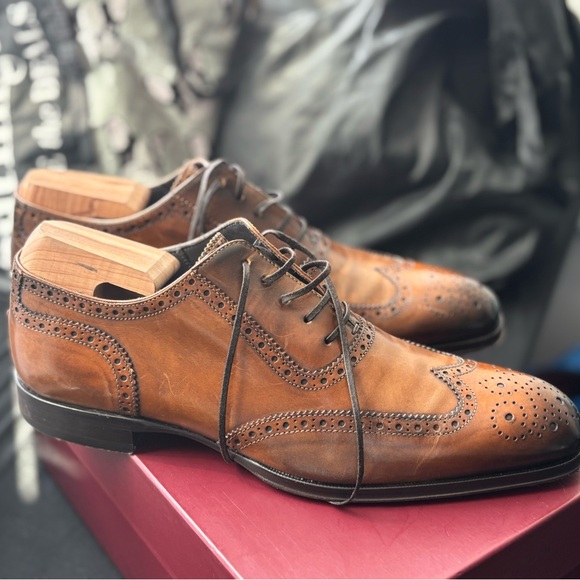 To Boot Tan Leather Wingtip Oxfords main image 7